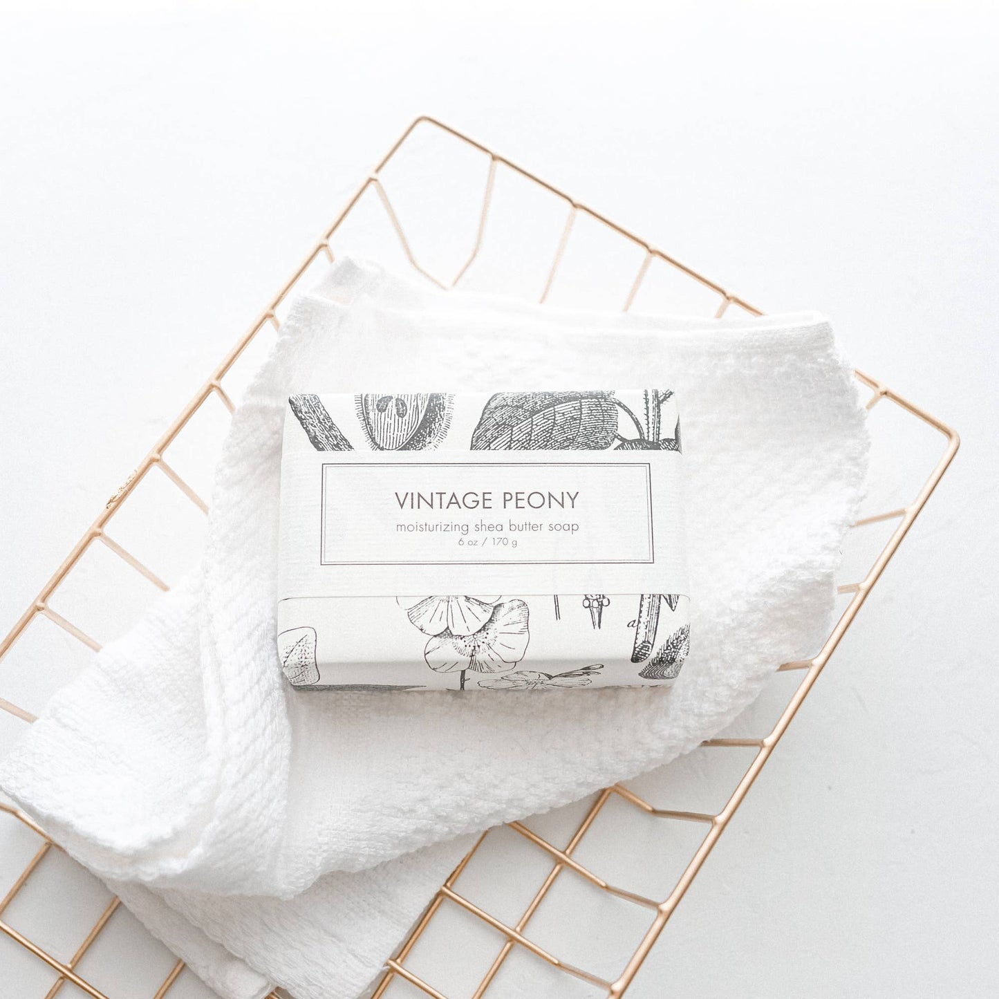Vintage Peony Soap - Bath Bar