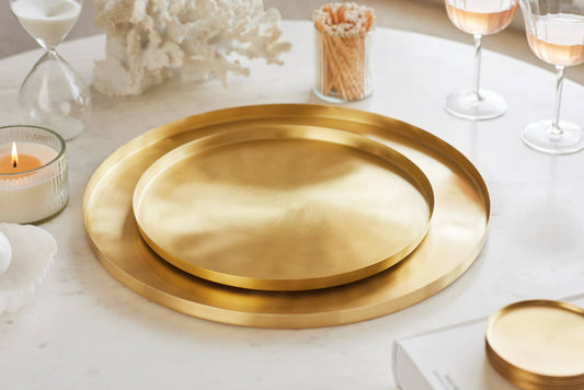 Heirloom Brass Decorative Tray