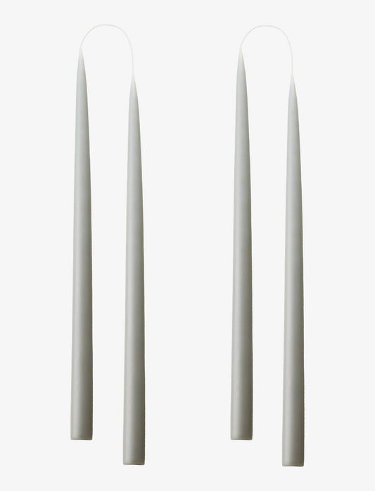 Light Grey Danish Taper Candle - 12"