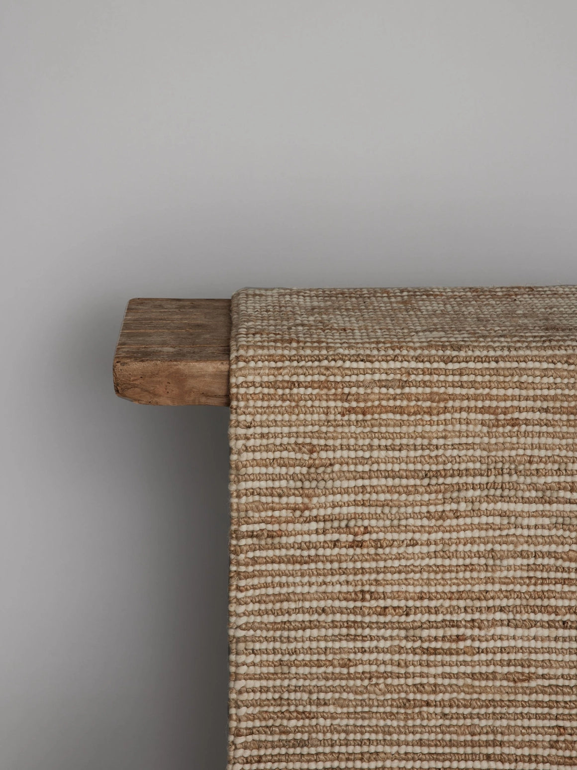 Hemp + Wool Stripe Rug