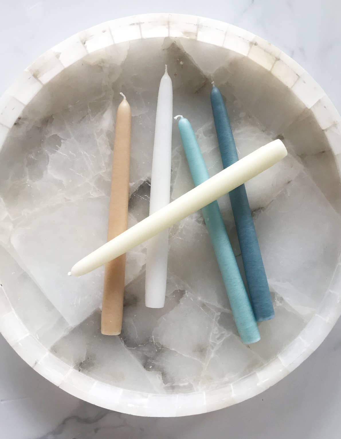 Elemental Zodiac Taper Candles - AIR & WATER