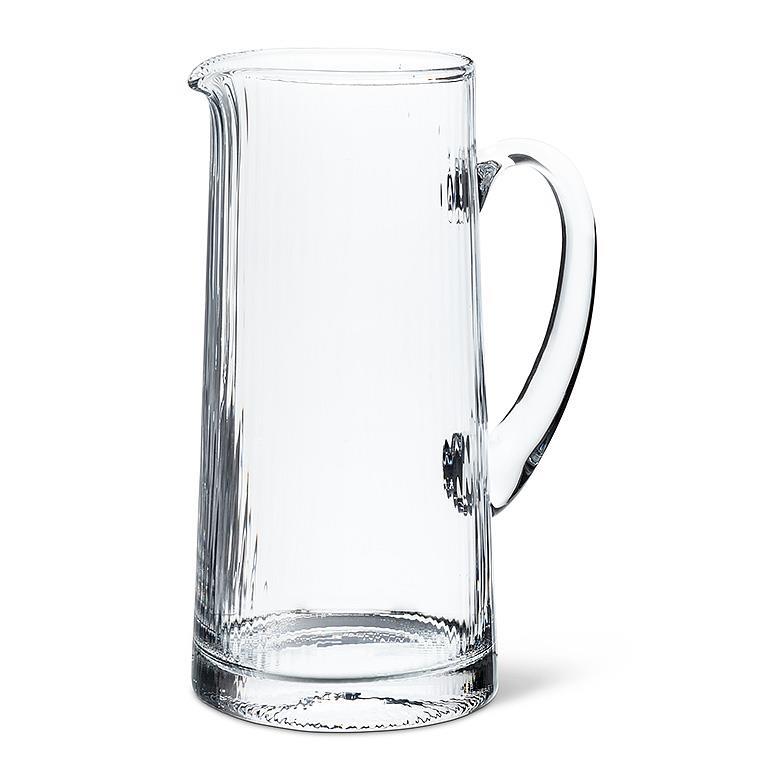 Fluted Glass Jug