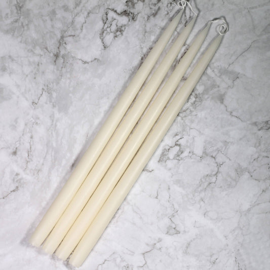 Off White Danish Taper Candle - 18"