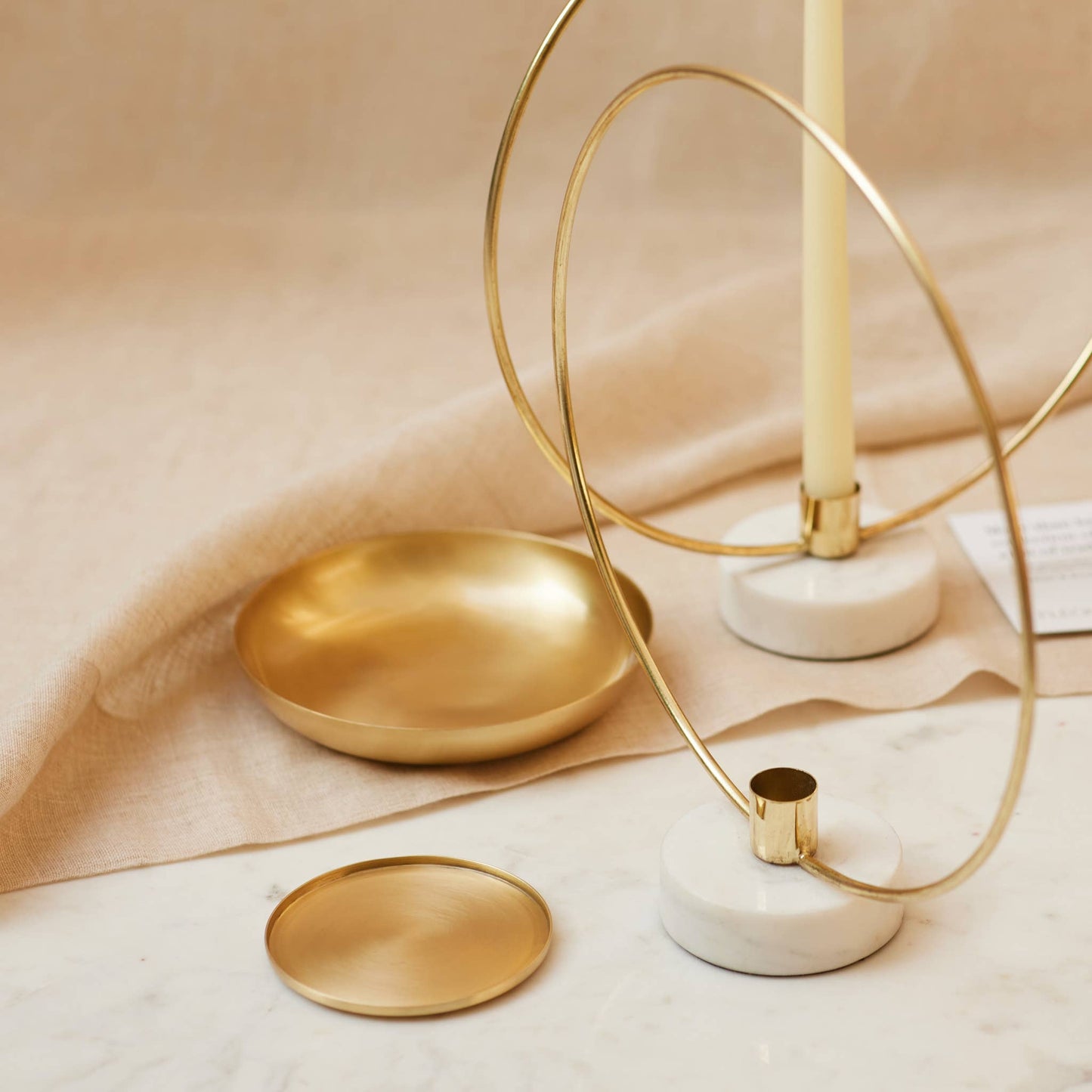 Heirloom Brass Tapas Plate