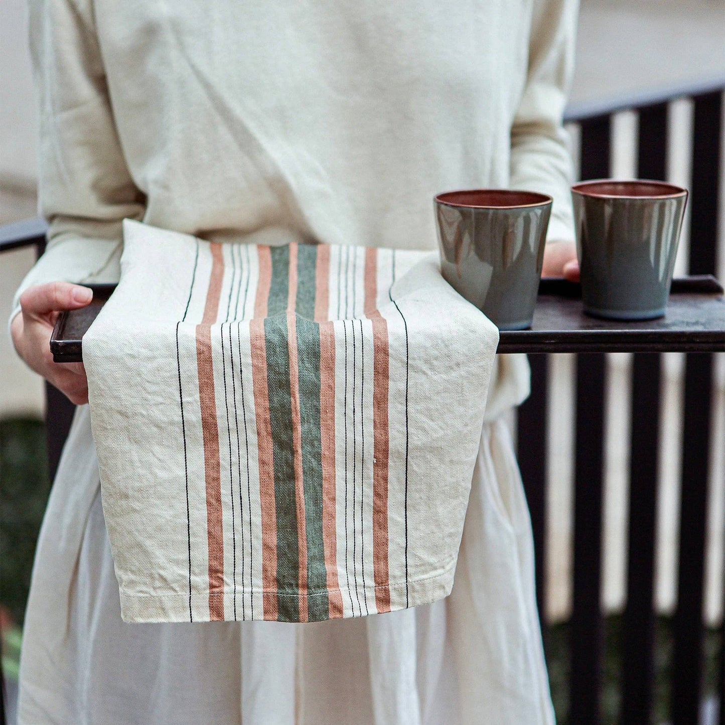 Libeco Linen Tea Towel - Gypsum