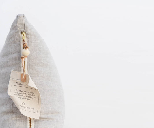 Oatmeal Washed Linen Pillow - 20x20