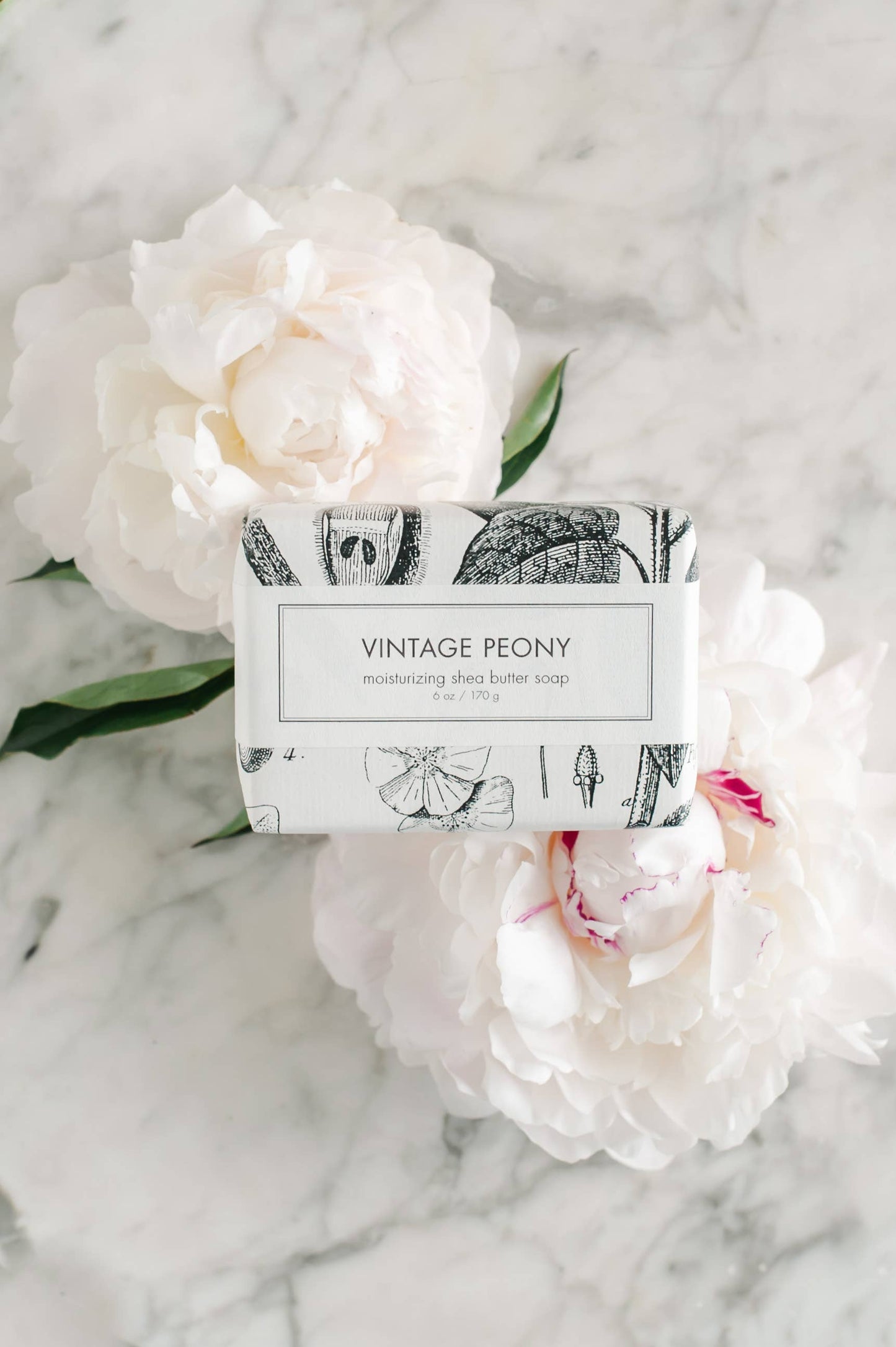 Vintage Peony Soap - Bath Bar