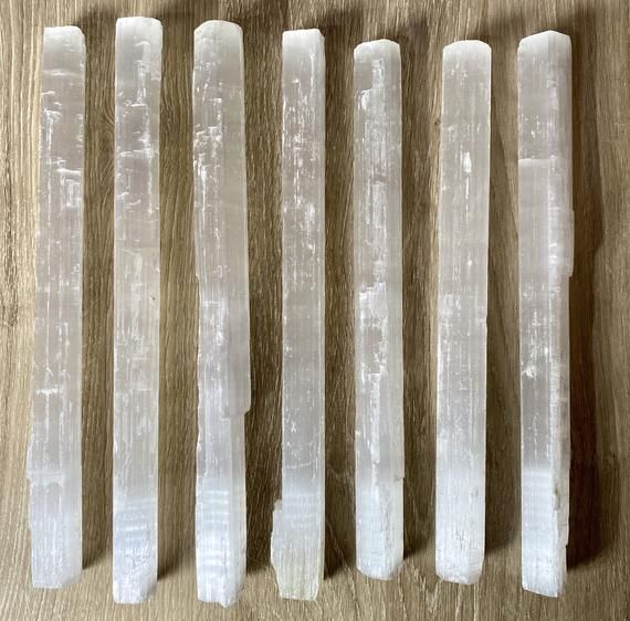 8" Selenite Cleansing wand