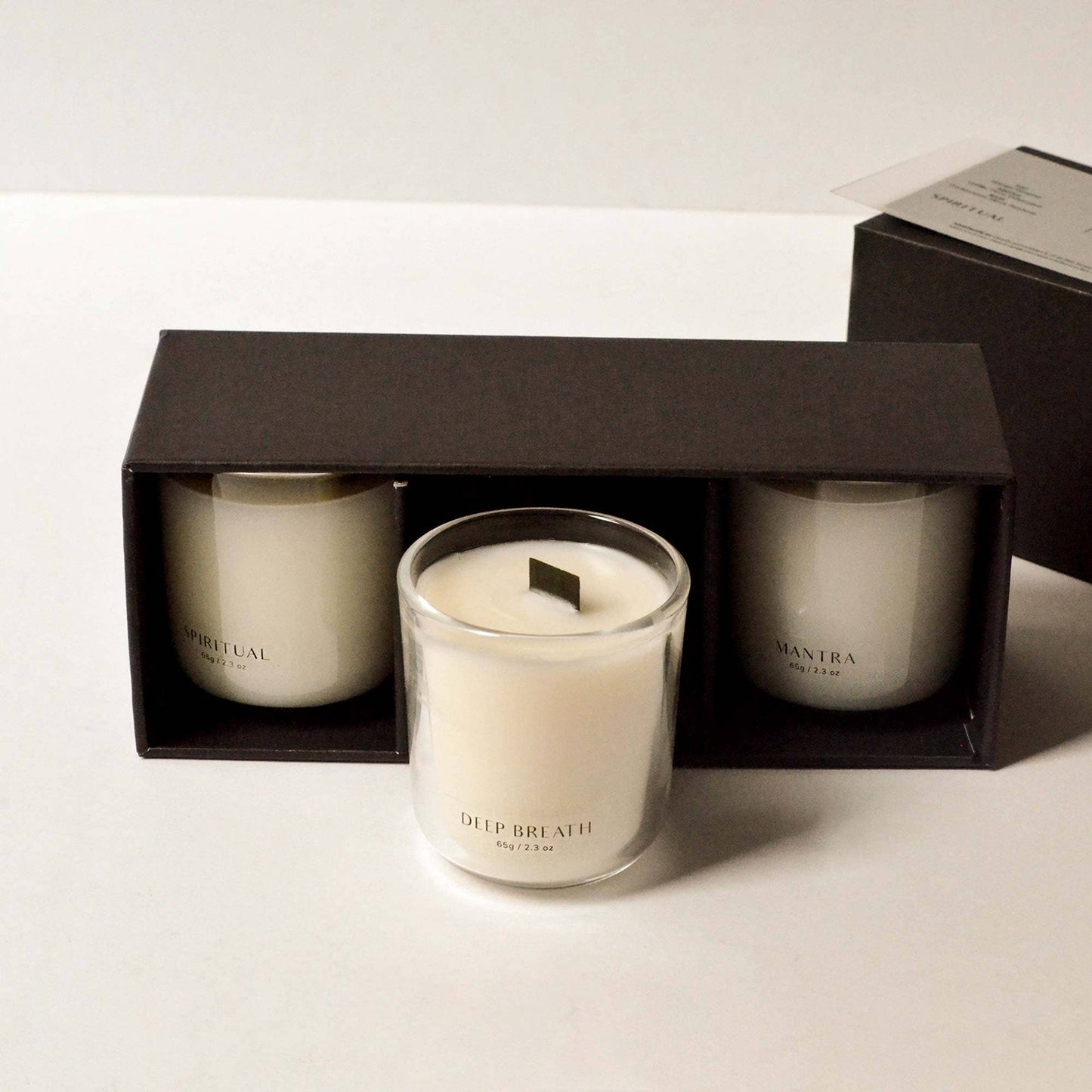 Mini Wellness Candle Gift Set - Black