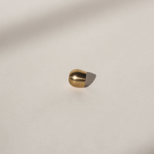 Ellipse Brass Incense Holder