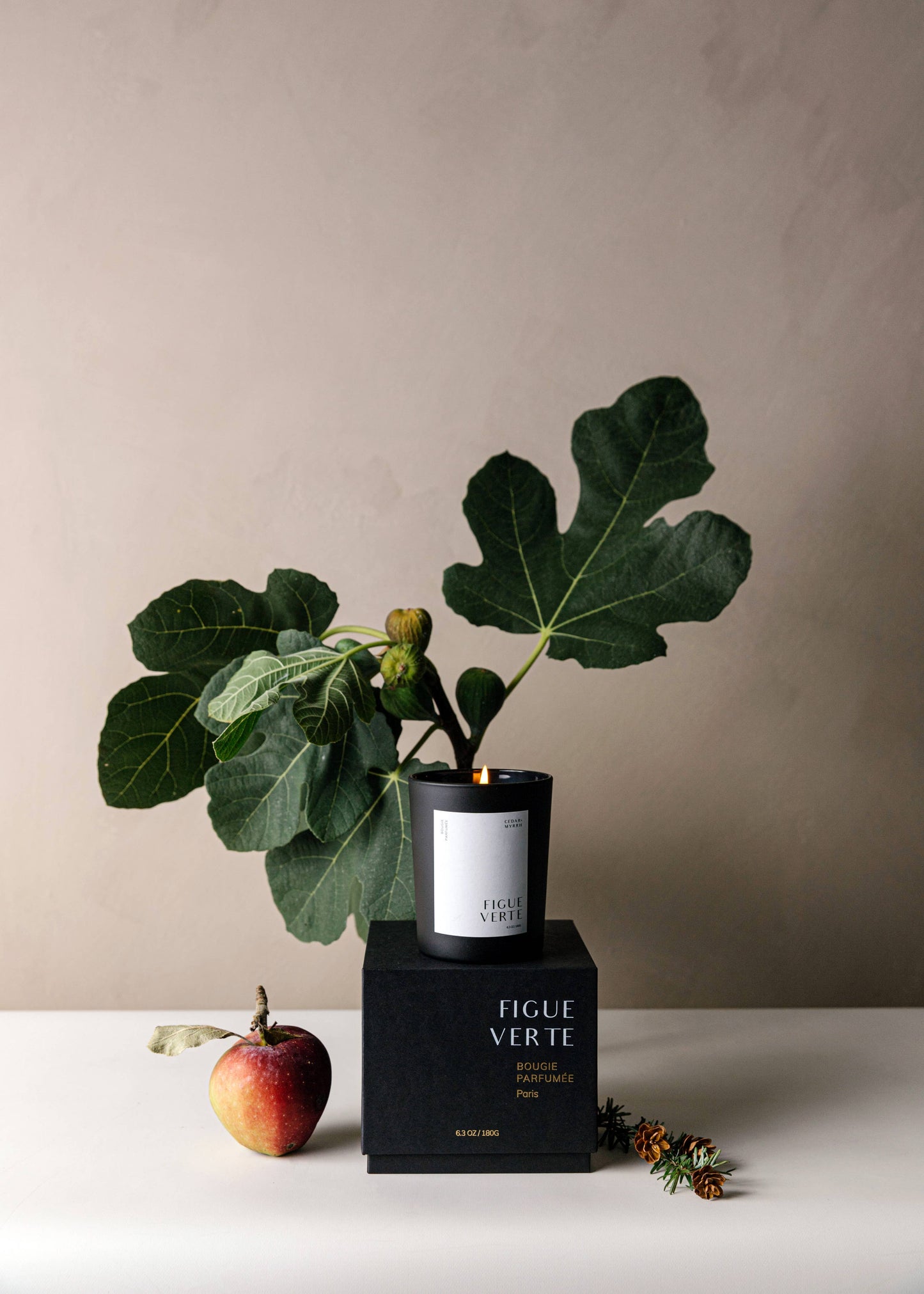 Bougie Parfumée Figue Verte