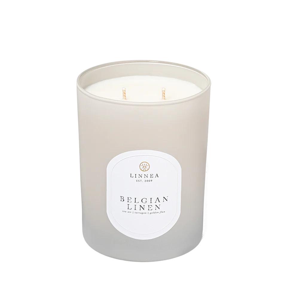 Belgian Linen Candle
