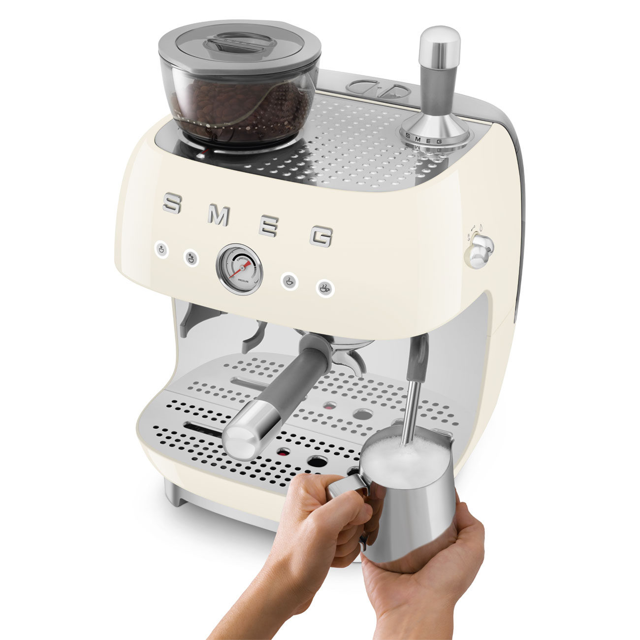 Manual Espresso Machine w/Grinder