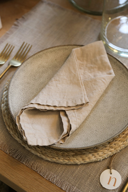 Linen Napkin - Sand
