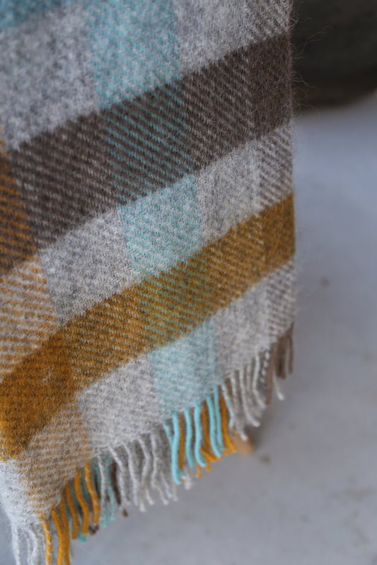 Gotland Throw Turquoise