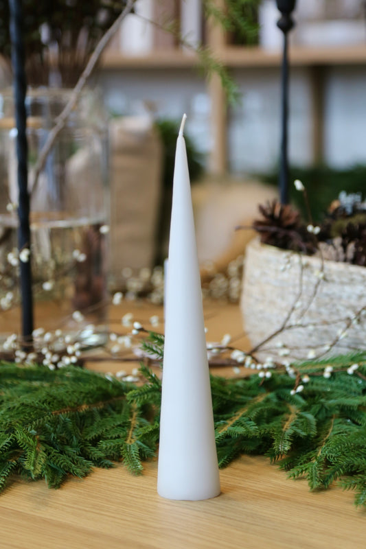 Cone Candle - Ivory