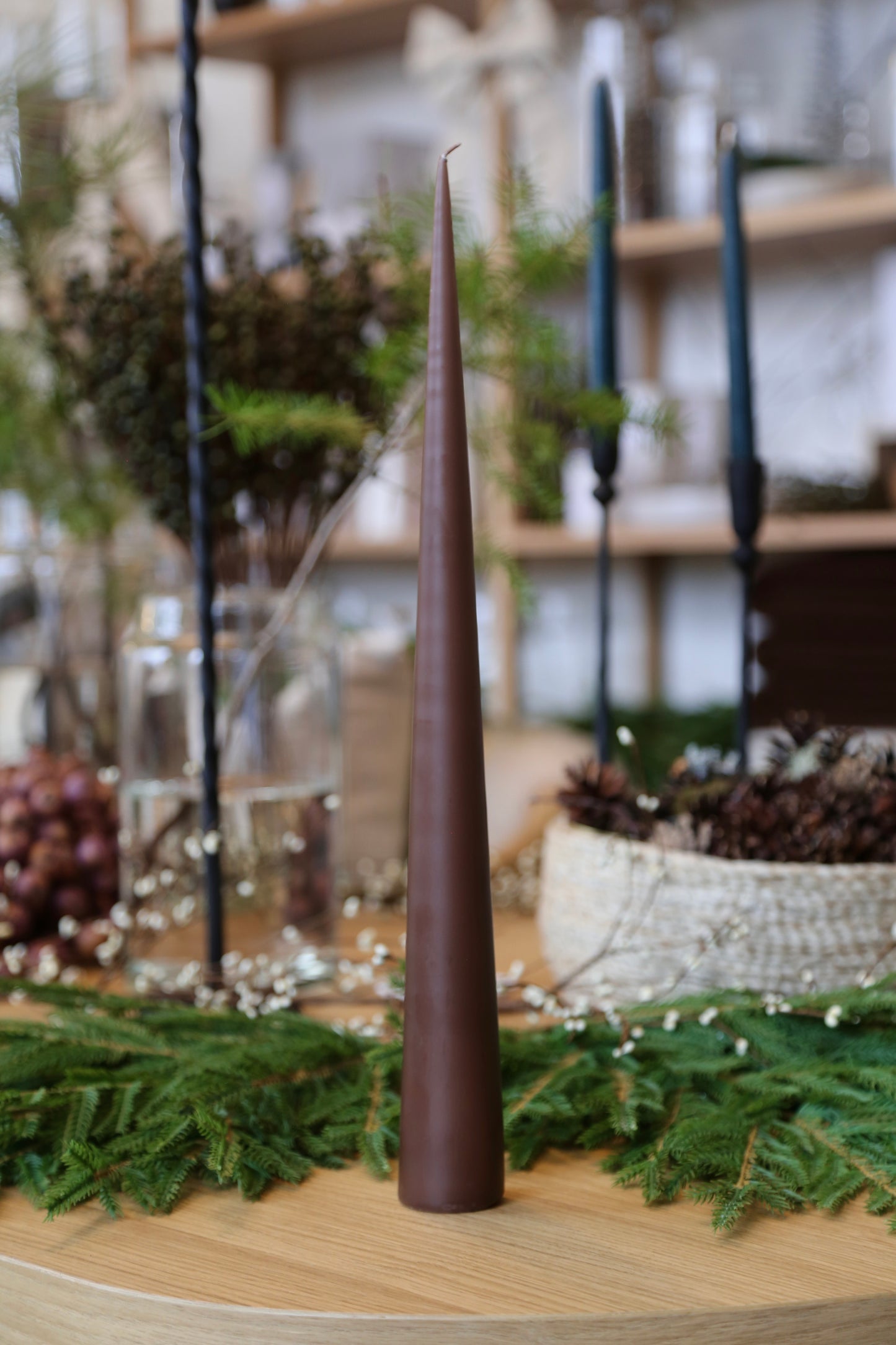 Cone Candle - Hazelnut