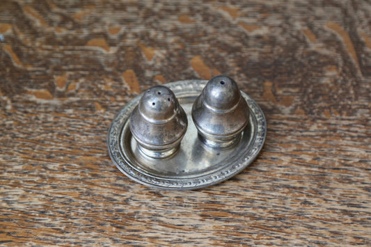 Silver Salt and Pepper Shakers