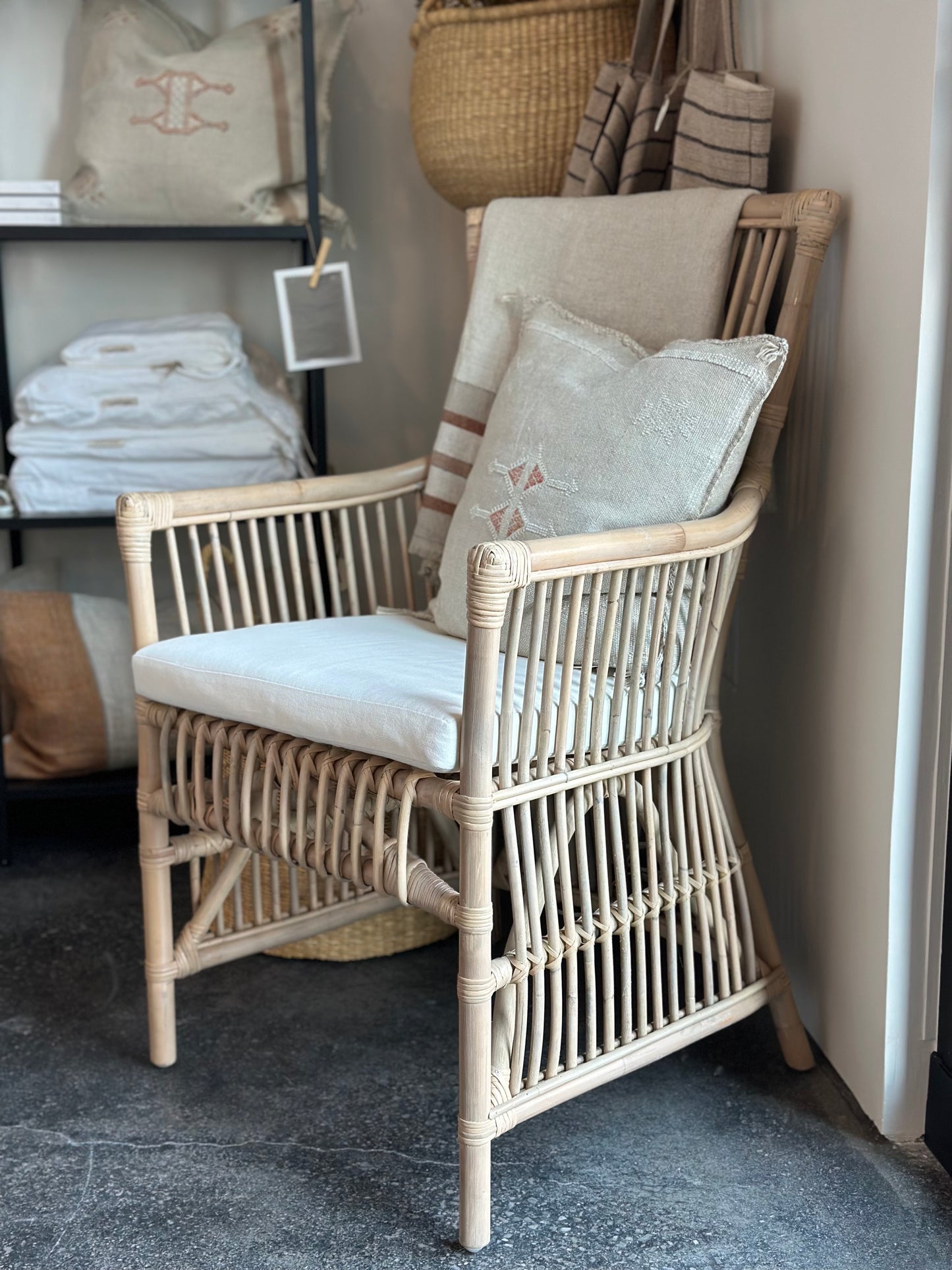 Flores Natural Rattan Chair