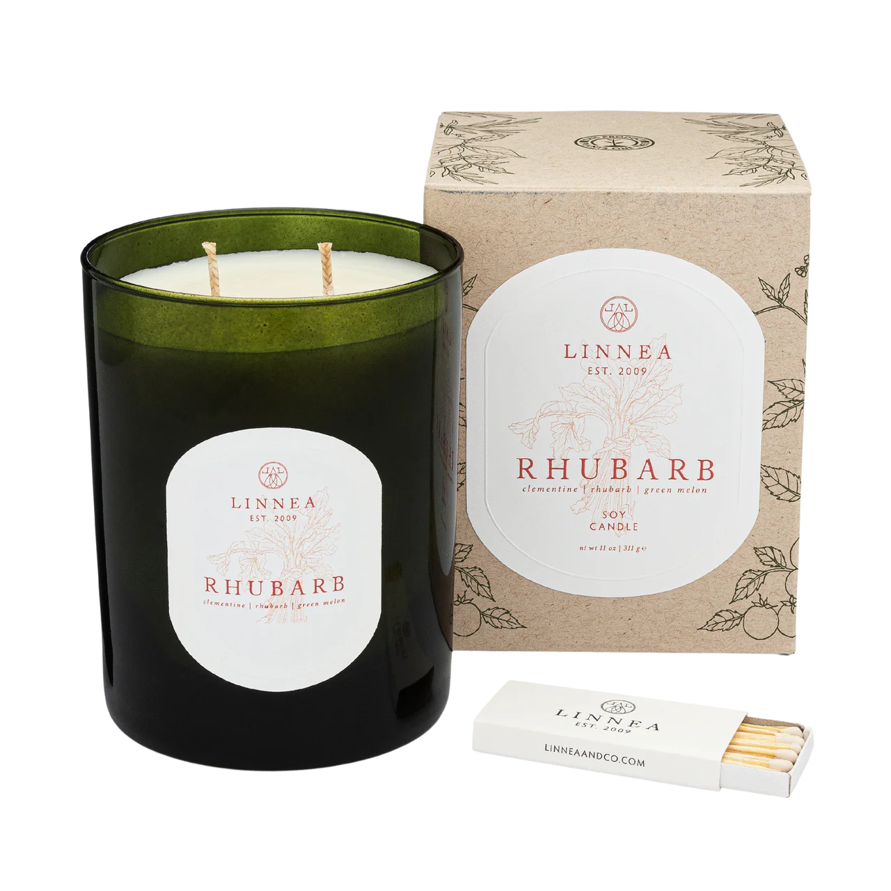 Rhubarb Candle