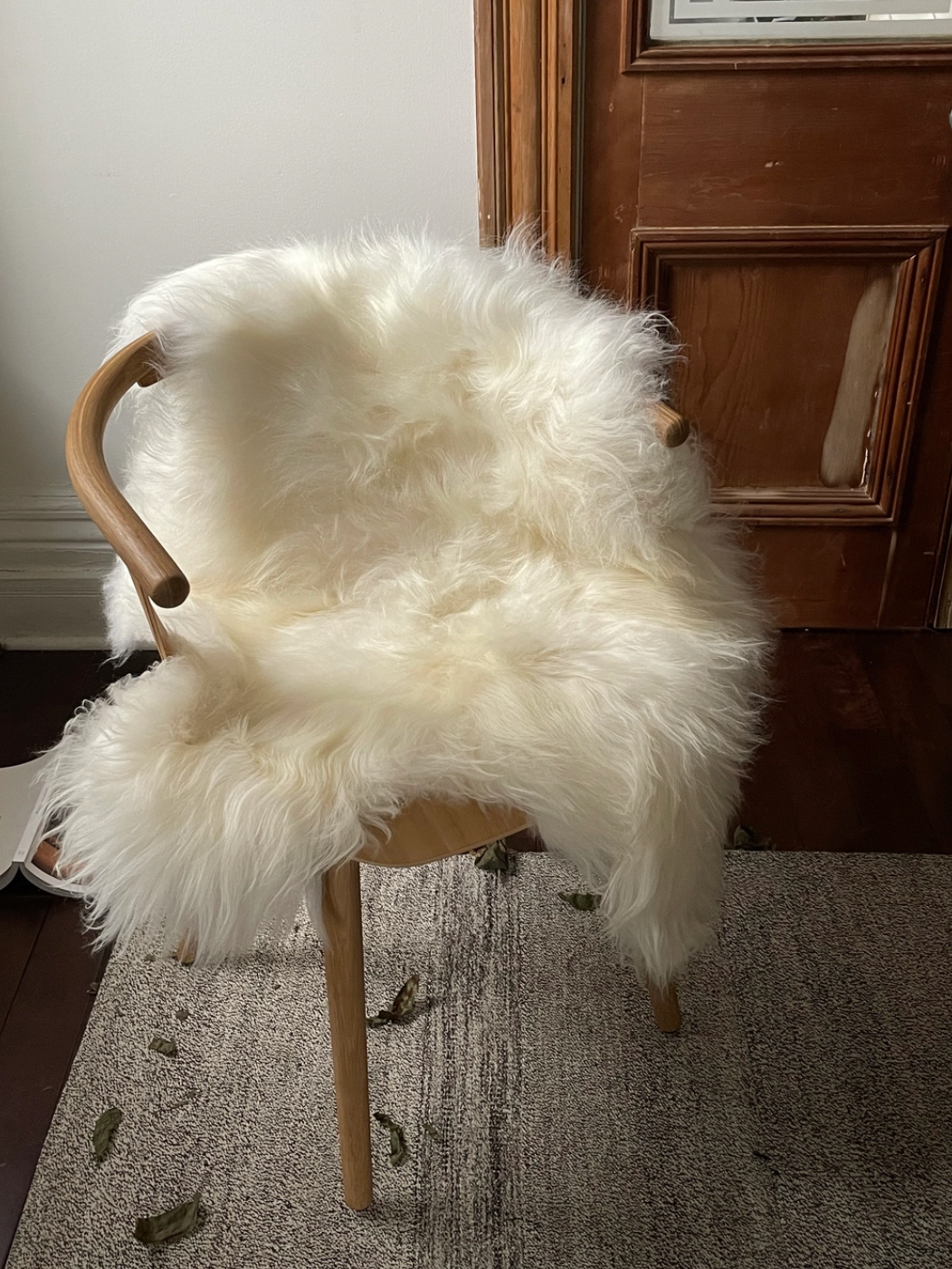White Icelandic Sheepskin