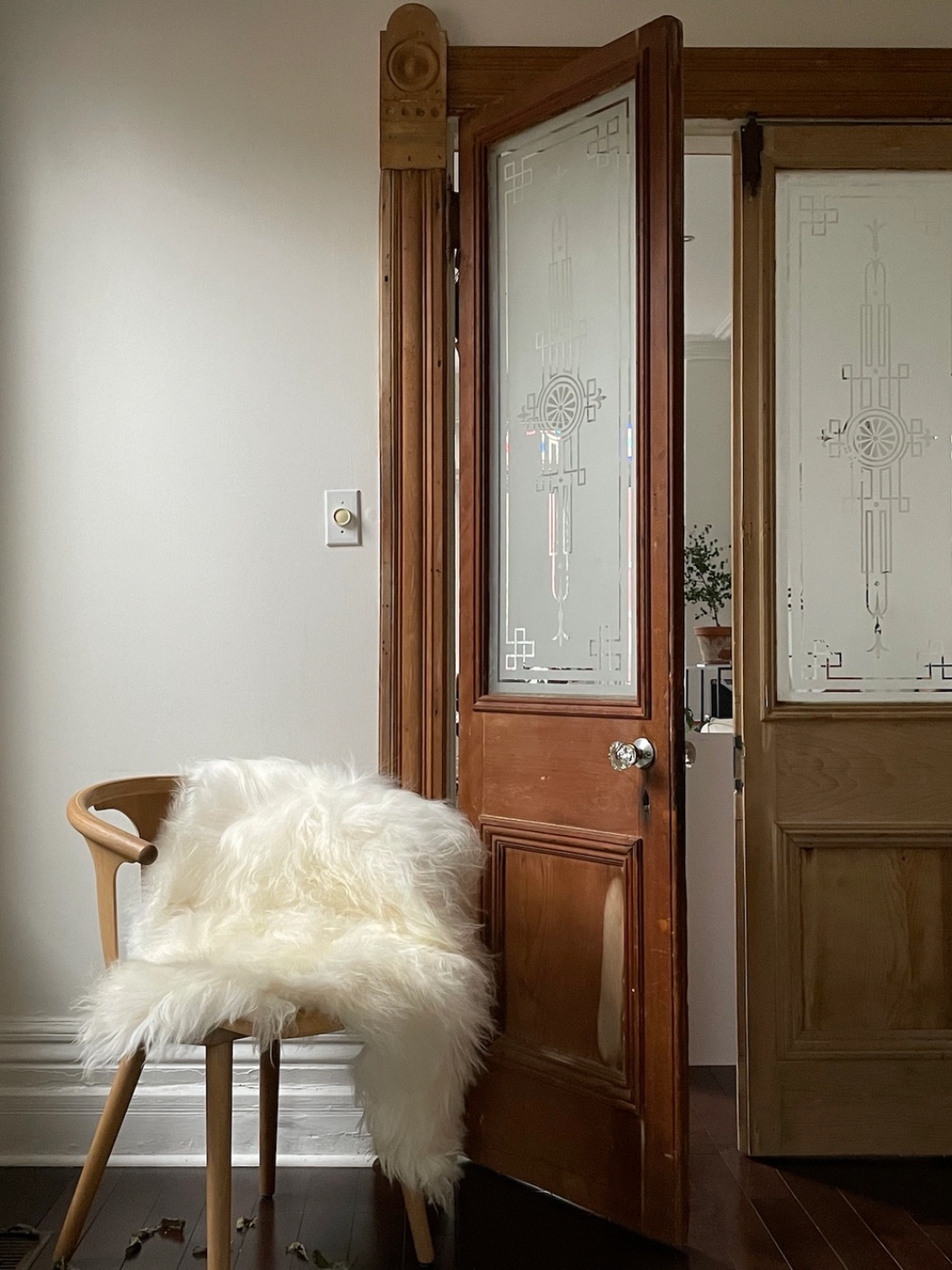 White Icelandic Sheepskin