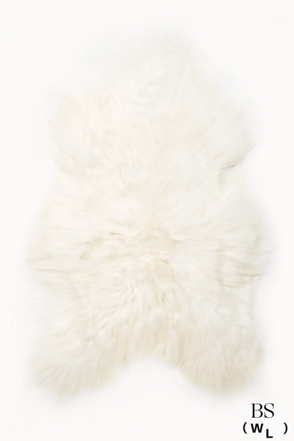 White Icelandic Sheepskin