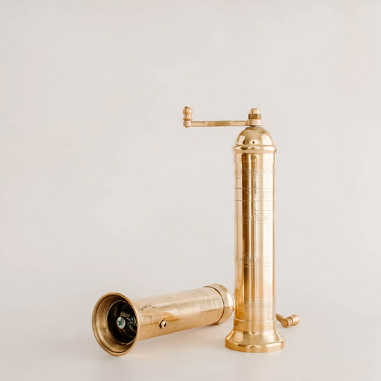Brass Pepper Mill - 10"