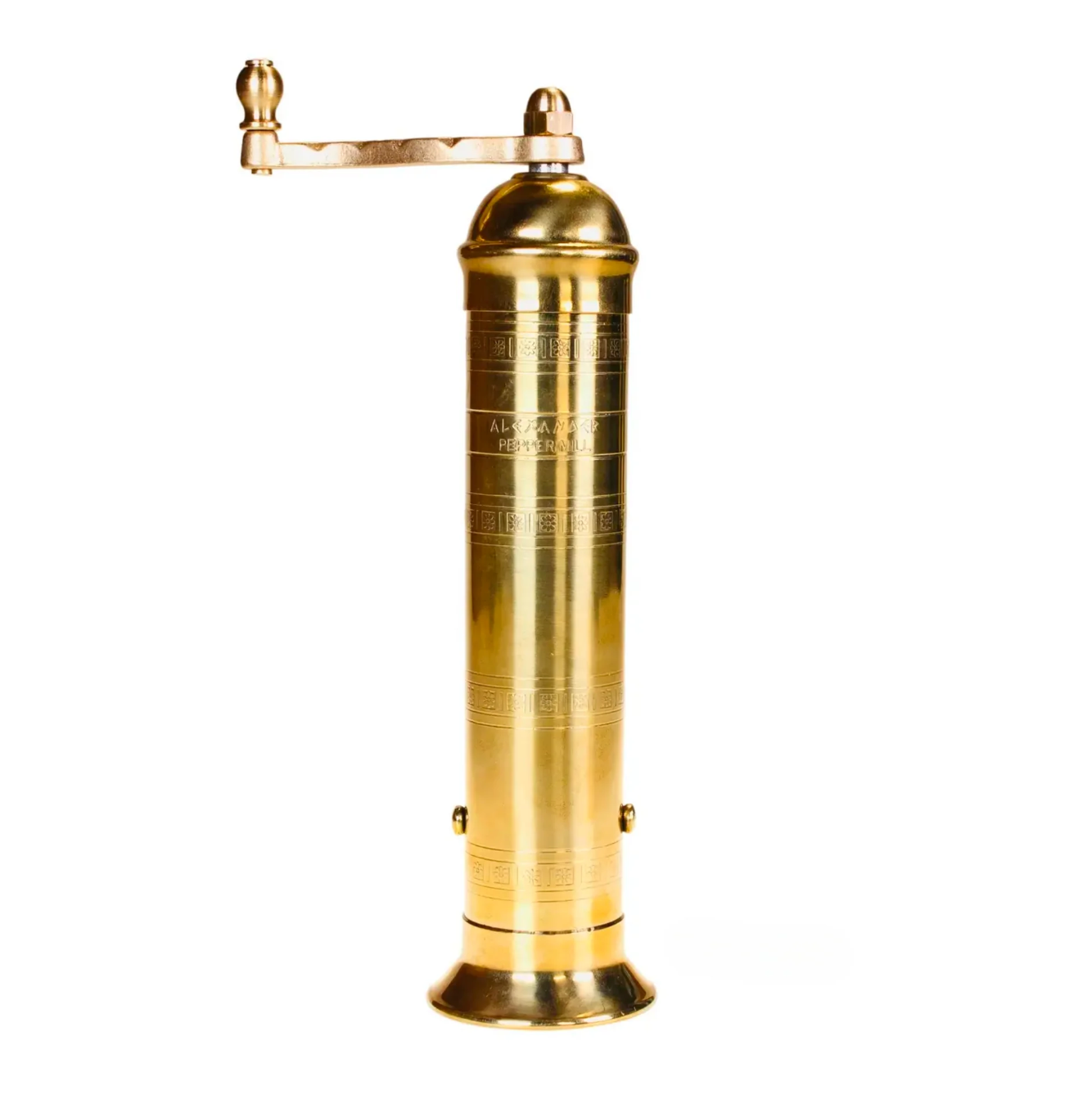 Brass Pepper Mill - 10"