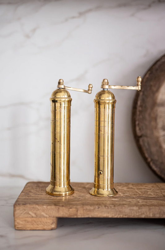 Brass Salt Mill - 9"