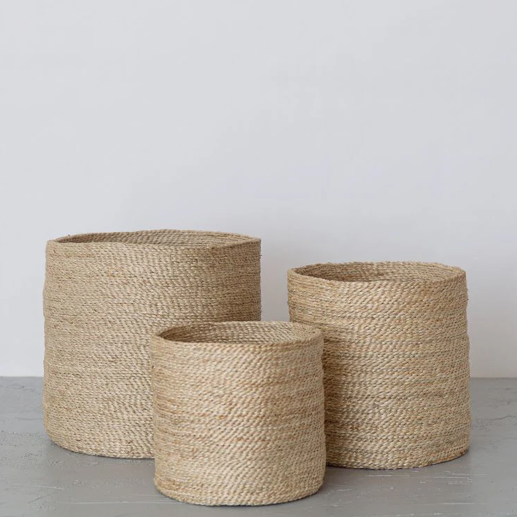 Tall Round Basket