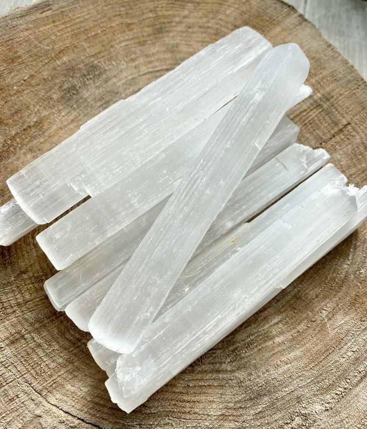 8" Selenite Cleansing wand