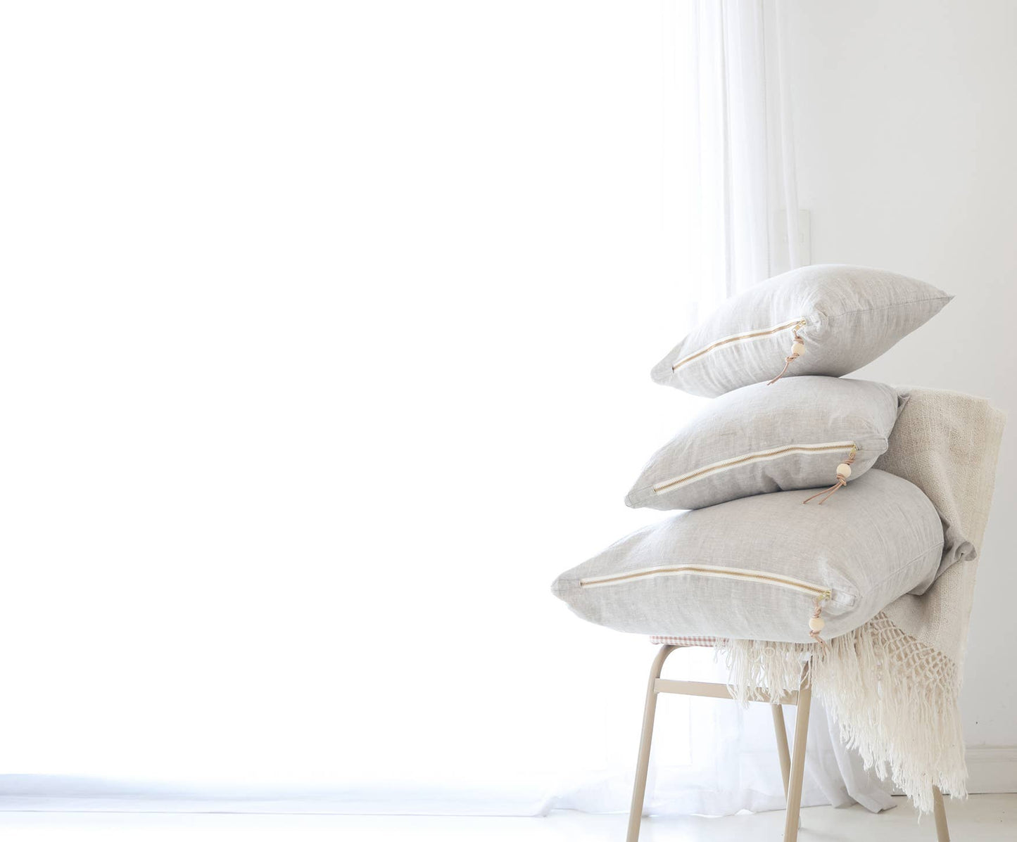 Washed Linen Floor Pillow