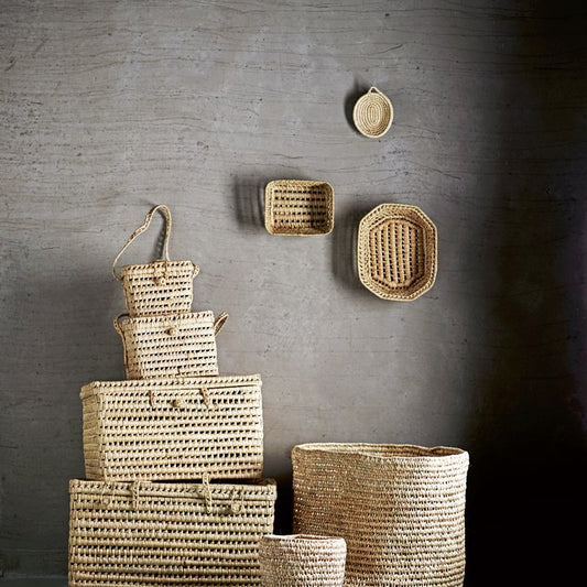 Rectangular Basket w/ Lid - Small