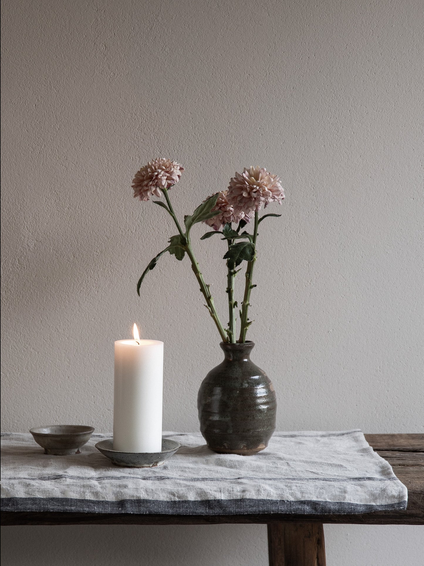 Stearin Pillar Candle - Large