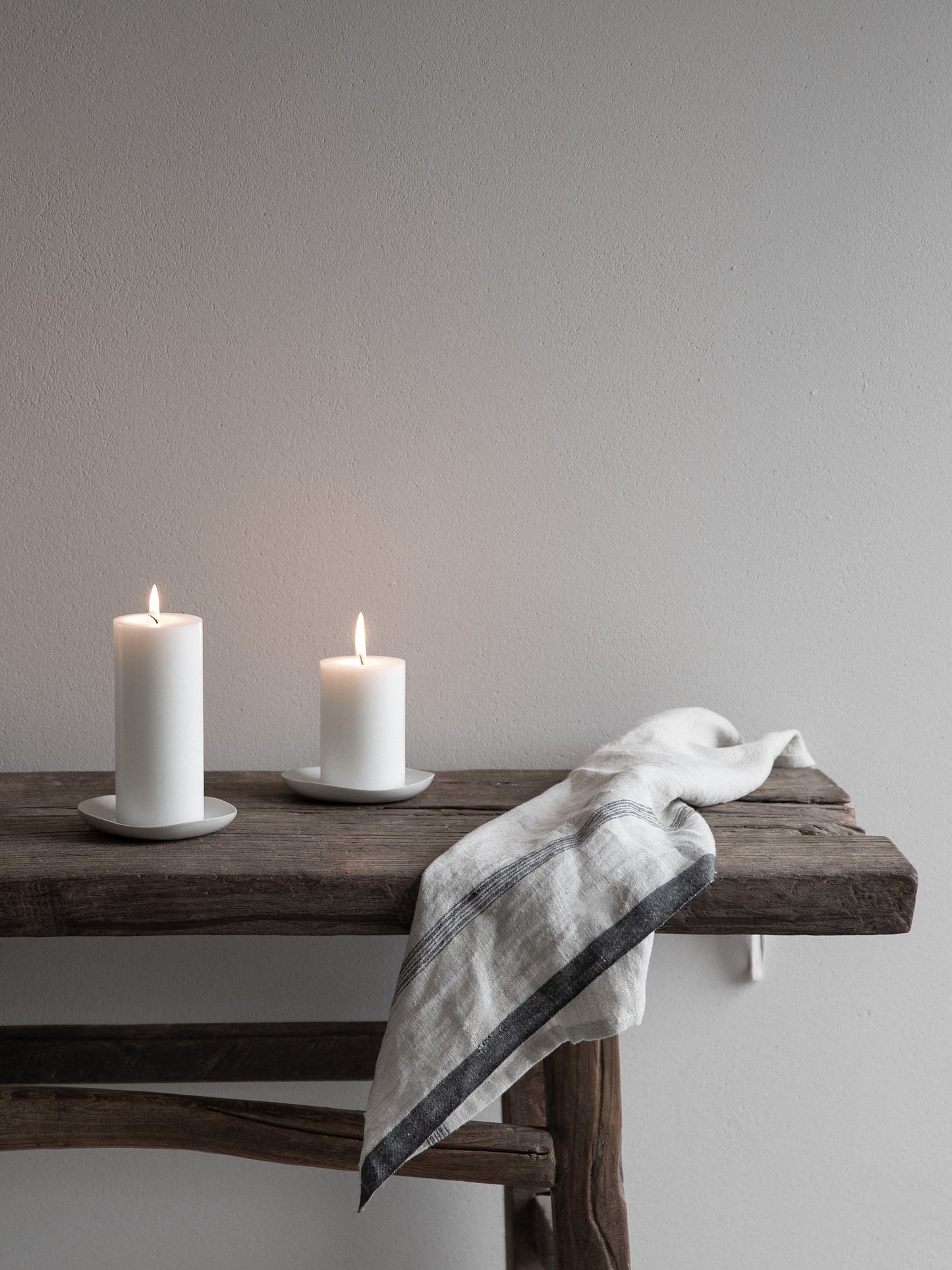 Stearin Pillar Candle - Large