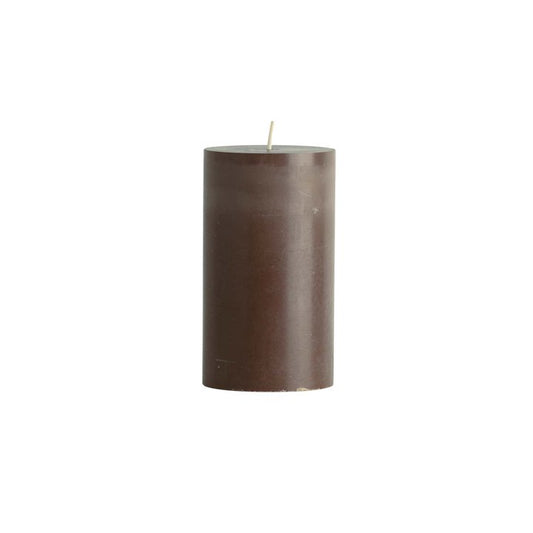 Hazelnut Pillar Candle - 15cm