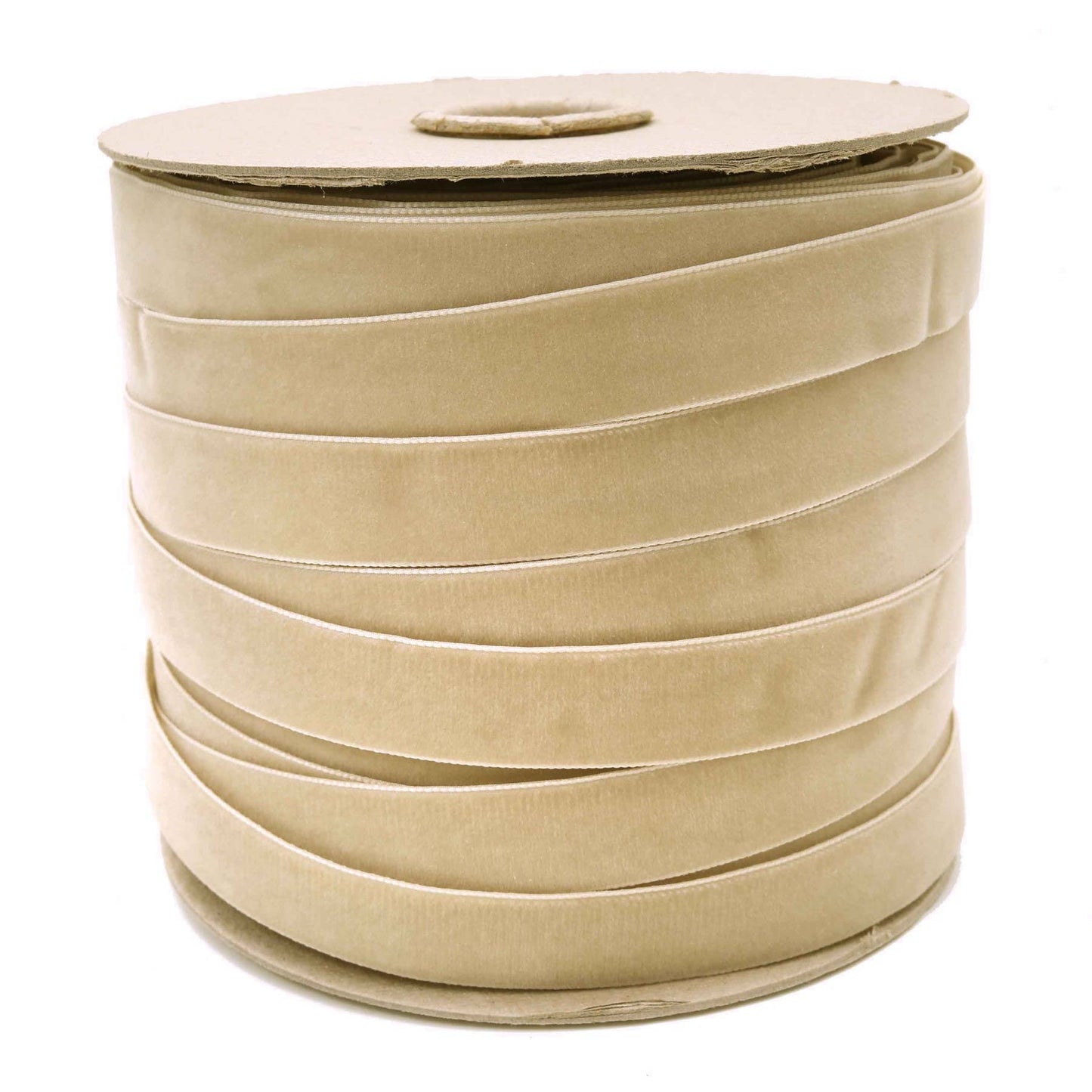 Light Tan Swiss Velvet Ribbon