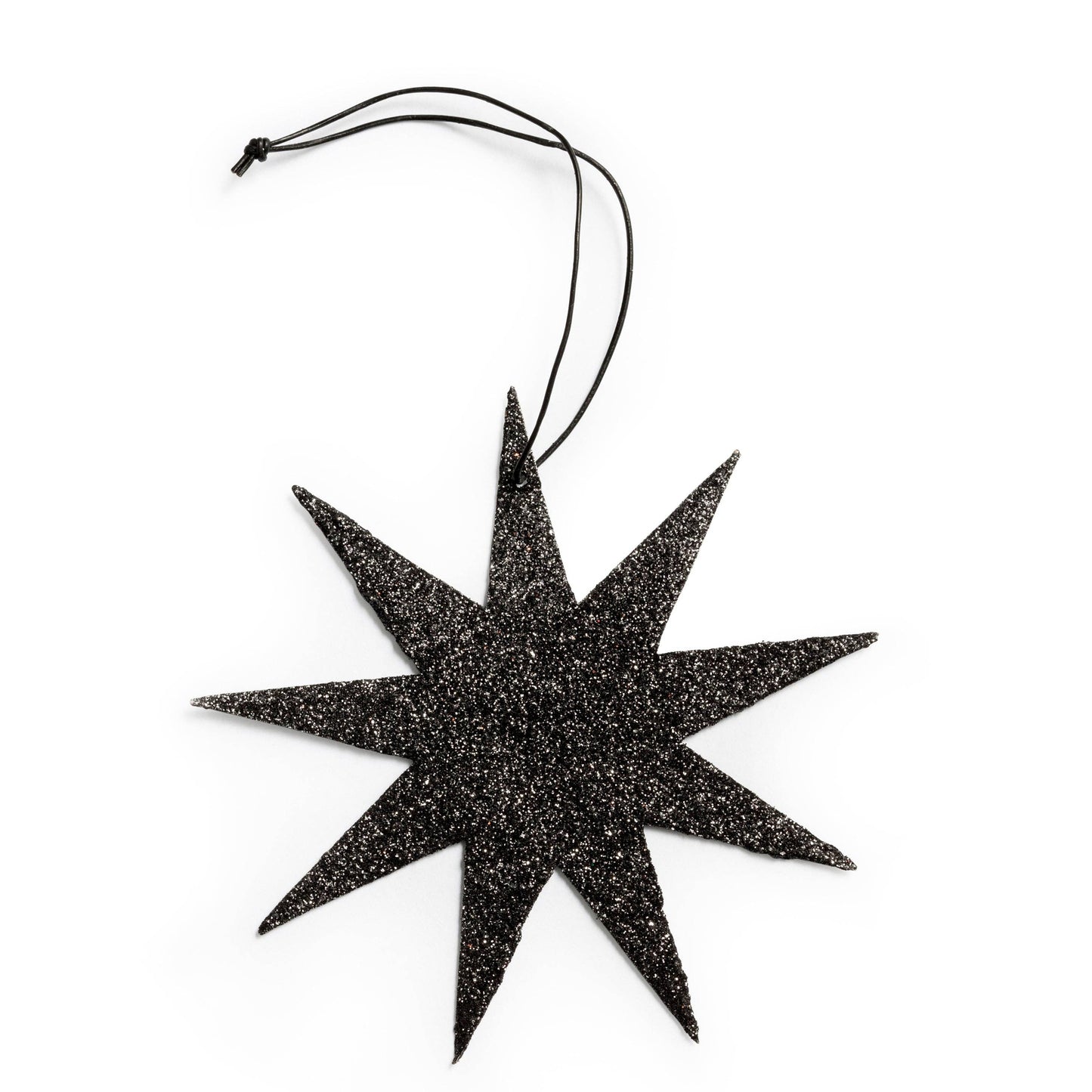 Star Holiday Ornament Set - Black
