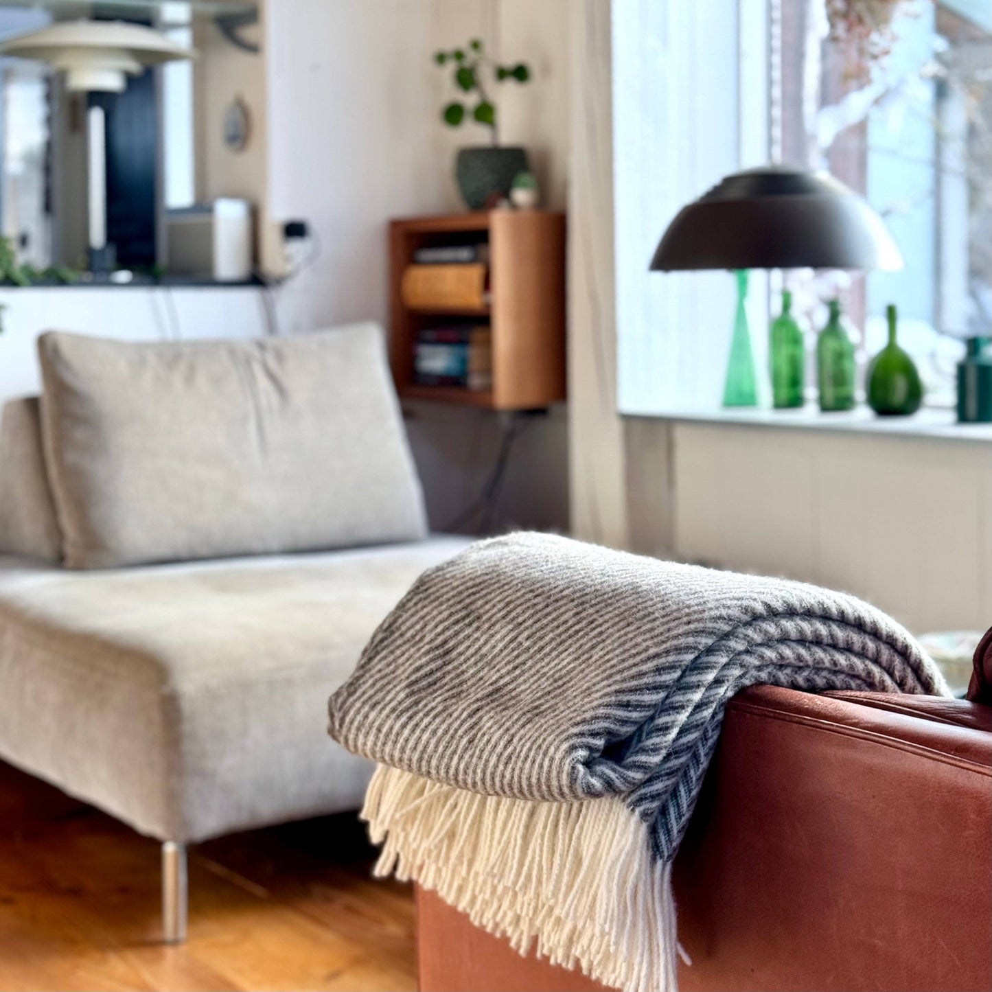 Laesoe Wool Throw - Dark Grey