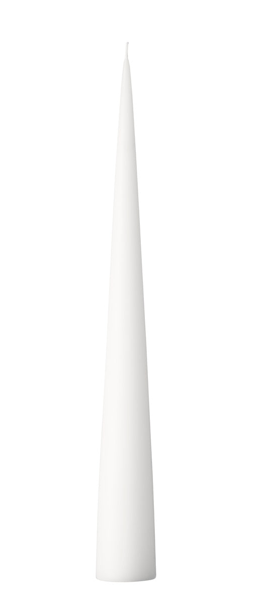 Cone Candle - Pure White