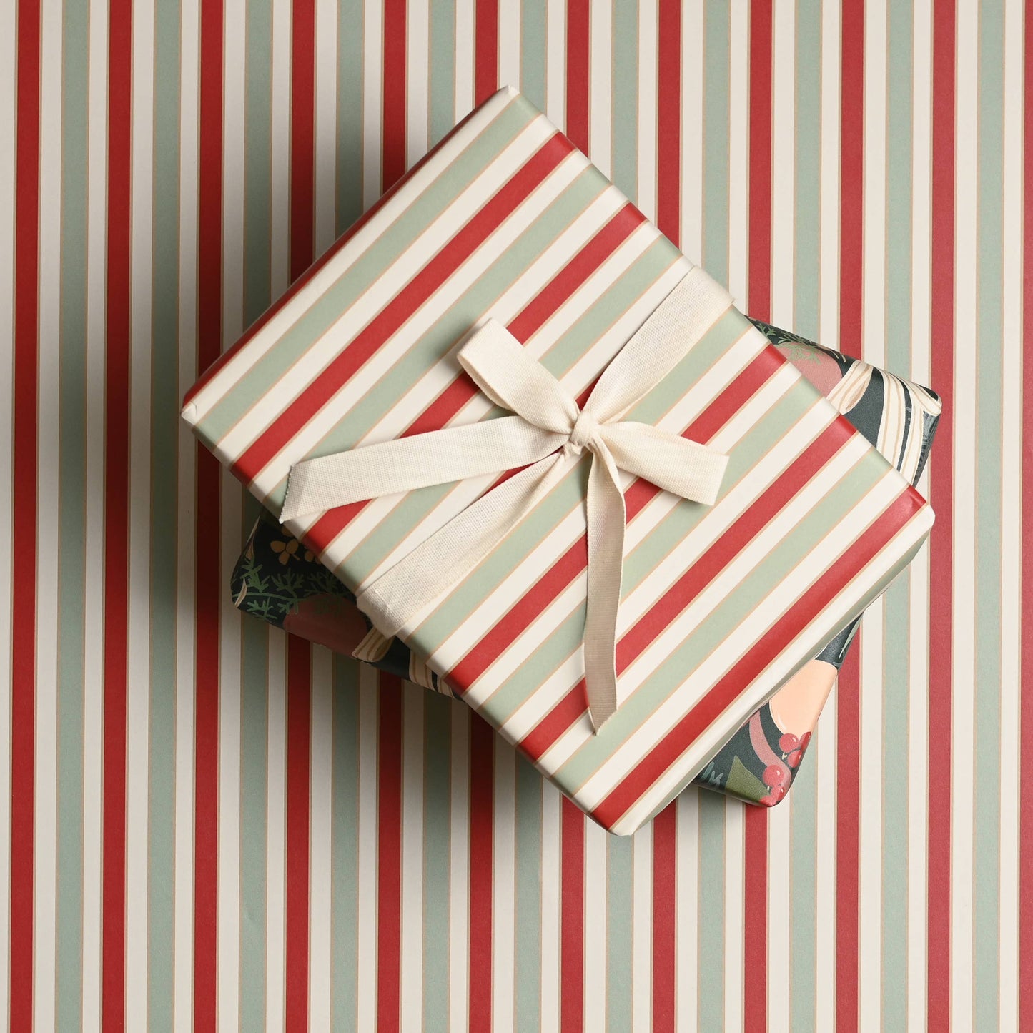 Holiday Stripe Wrapping Paper