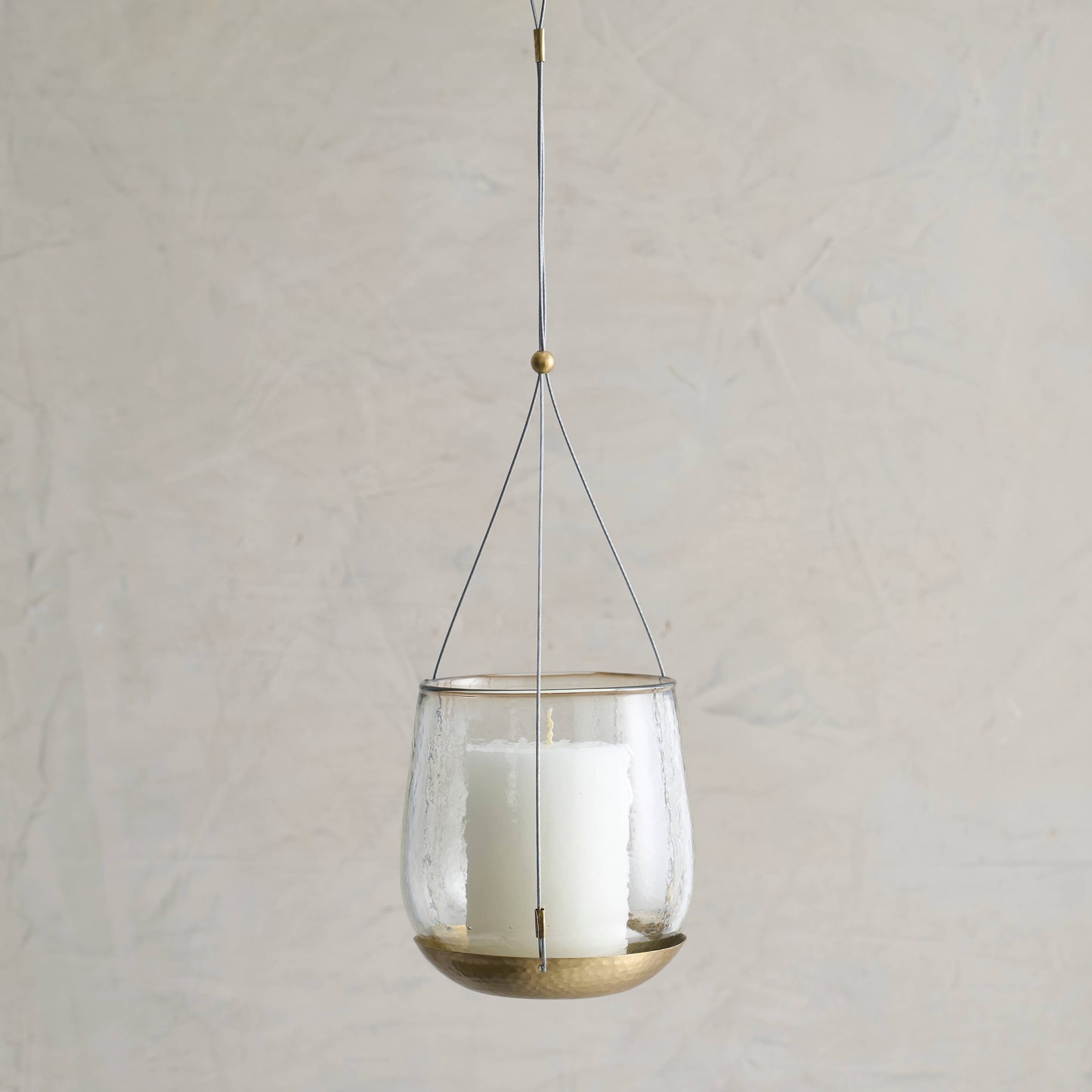 Pebbled Hanging Lantern Large