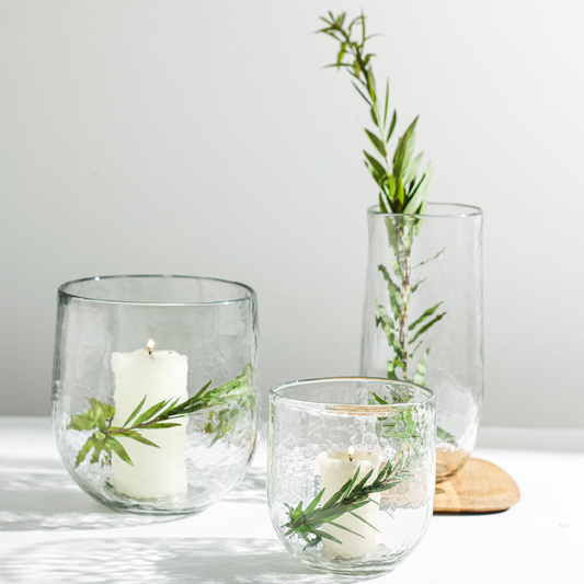 Pebbled Bouquet Vase