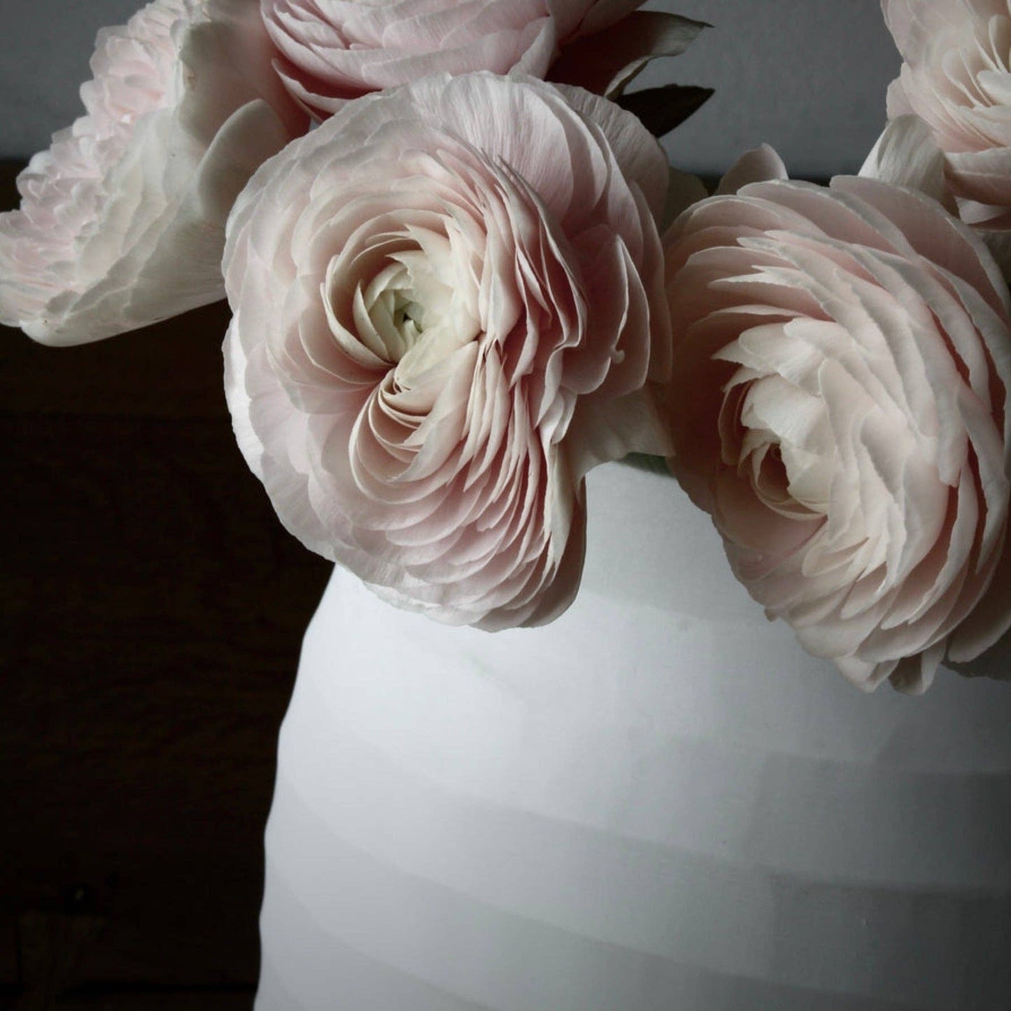 Organic Vase 02 - Opal White