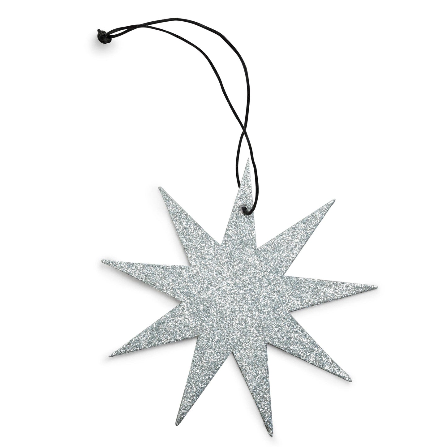 Star Holiday Ornament Set - Silver