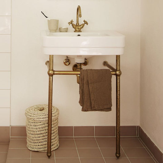 Palm Leaf Basket w/ Lid - Medium