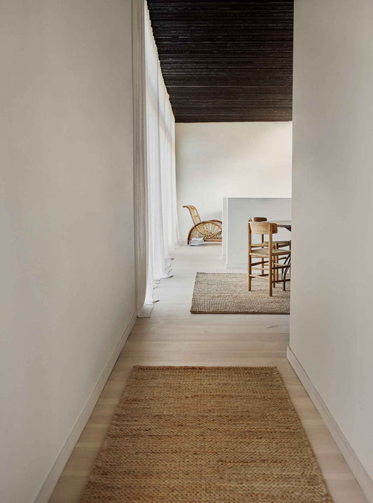 Sumak Hemp Area Rug - Natural 5.5ft x 8ft