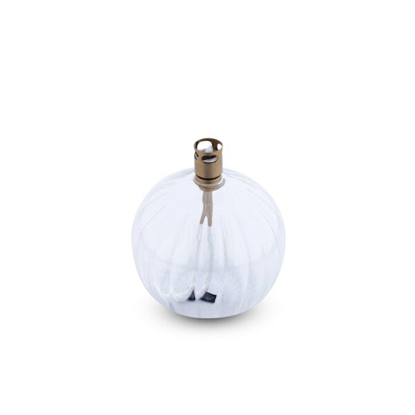 Clear Elegant Round Oil Lamp