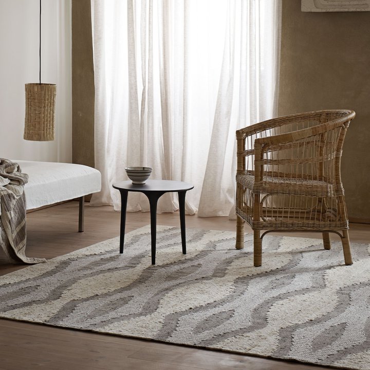 Wool & Jute Wave Rug
